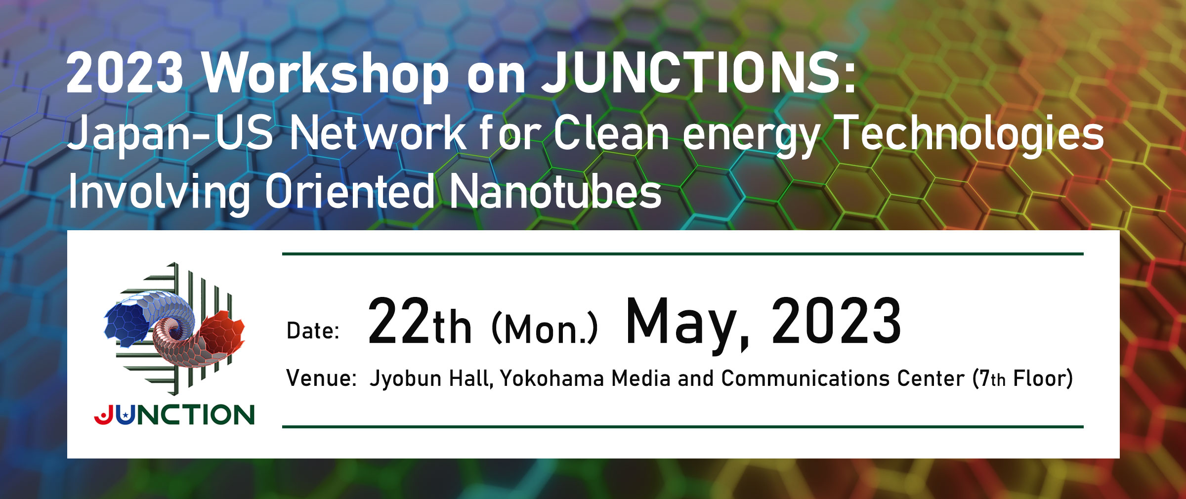 2023 Workshop on JUNCTIONS: Japan-US Network for Clean energy Technologies Involving Oriented Nanotubes